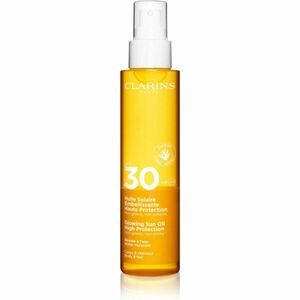 Clarins Sun Care Glowing Oil suchý olej na vlasy i tělo SPF 30 150 ml obraz