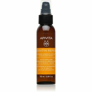 Apivita Keratin Repair Nourish Repair Hair Oil vlasový olej pro suché a poškozené vlasy 100 ml obraz