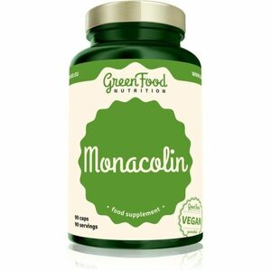 GreenFood Nutrition Monacolin kapsle pro udržení normální hladiny cholesterolu 90 cps obraz