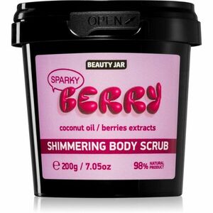 Beauty Jar Berry Sparky cukrovo-solný peeling pro třpytivý lesk 200 g obraz