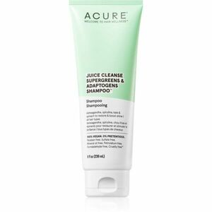 ACURE Juice Cleanse Supergreens & Adaptogens energizující šampon pro namáhané vlasy a vlasovou pokožku 236 ml obraz