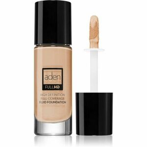 Aden Cosmetics Full HD Fluid Foundation dlouhotrvající tekutý make-up odstín 01 Porcelain 20 ml obraz