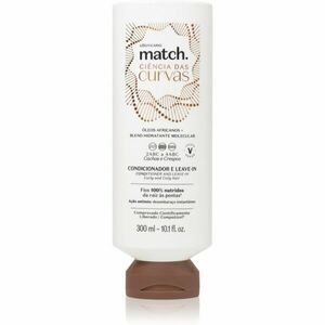 Match. Science of Curves bezoplachový kondicionér pro vlnité a kudrnaté vlasy 300 ml obraz