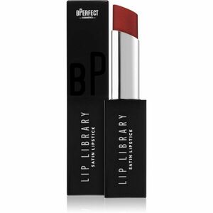 BPerfect Lip Library Satin krémová rtěnka odstín Scarlet 3 g obraz