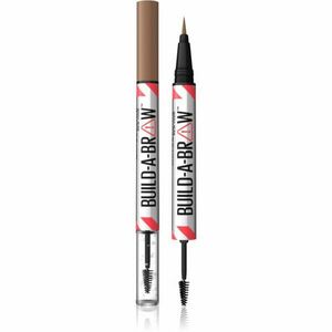 Maybelline Build-A-Brow oboustranná tužka na obočí pro fixaci a tvar odstín 255 Soft Brown 1 ks obraz