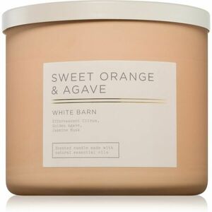 Bath & Body Works Sweet Orange & Agave vonná svíčka 411 g obraz