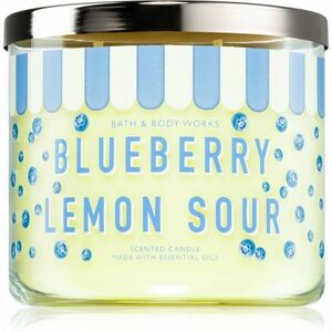 Bath & Body Works Blueberry Lemon Sour vonná svíčka 411 g obraz