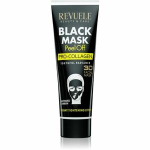 Revuele Black Mask Peel Off Pro-Colagen slupovací maska pro zpevnění pleti 80 ml obraz