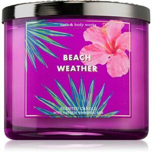 Bath & Body Works Beach Weather vonná svíčka 411 g obraz