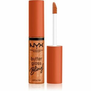 NYX Professional Makeup Butter Gloss Bling lesk na rty třpytivý odstín 03 Pricey 8 ml obraz