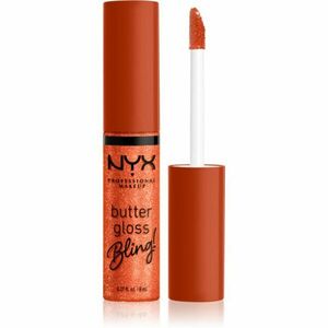 NYX Professional Makeup Butter Gloss Bling lesk na rty třpytivý odstín 06 Shimmer Down 8 ml obraz
