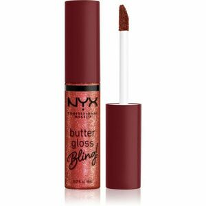 NYX Professional Makeup Butter Gloss Bling lesk na rty třpytivý odstín 07 Big Spender 8 ml obraz