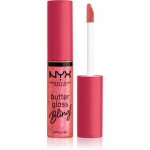 NYX Professional Makeup Butter Gloss Bling lesk na rty třpytivý odstín 05 She Got Money 8 ml obraz