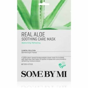 Some By Mi Clinical Solution Aloe Soothing Care Mask zklidňující plátýnková maska 20 g obraz