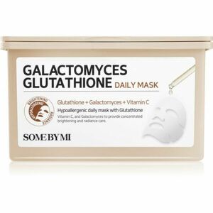 Some By Mi Galactomyces Glutathione Daily Mask Pack rozjasňující plátýnková maska velké balení 30 ks obraz