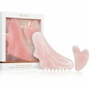 Zoë Ayla Face & Body Gua Sha Set masážní pomůcka(na obličej a tělo) obraz