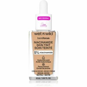 Wet n Wild Bare Focus Niacinamide Skin Tint lehký hydratační make-up odstín Cream Beige 32 ml obraz