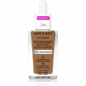 Wet n Wild Bare Focus Niacinamide Skin Tint lehký hydratační make-up odstín Deep (Cool) 32 ml obraz