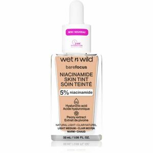 Wet n Wild Bare Focus Niacinamide Skin Tint lehký hydratační make-up odstín Natural Light (Warm) 32 ml obraz