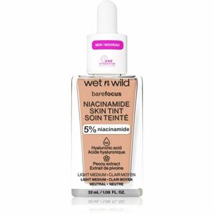 Wet n Wild Bare Focus Niacinamide Skin Tint lehký hydratační make-up odstín Light Medium (Neutral) 32 ml obraz