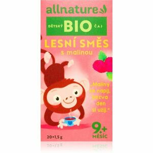 Allnature Dětský čaj BIO Lesní směs s malinou čaj v BIO kvalitě 20x1, 5 g obraz