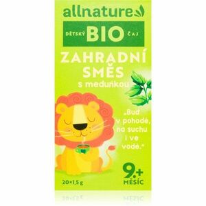 Allnature Dětský čaj BIO Zahradní směs s meduňkou čaj v BIO kvalitě 20x1, 5 g obraz