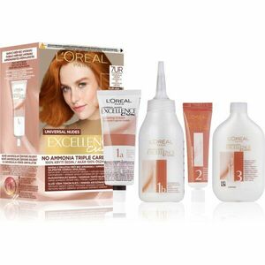 L’Oréal Paris Excellence Universal Nudes permanentní barva na vlasy odstín 7UR Universal Copper 1 ks obraz