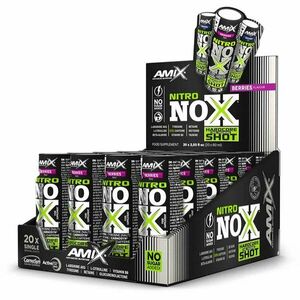 Amix NitroNox Shot podpora sportovního výkonu příchuť Berries 20x60 ml obraz