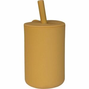 Tryco Silicone Cup and Straw hrnek s brčkem Honey Gold 1 ks obraz