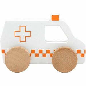 Tryco Wooden Ambulance Toy autíčko ze dřeva 12m+ 1 ks obraz