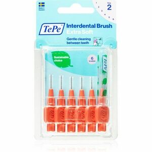 TePe Interdental Brush Extra Soft mezizubní kartáčky 0, 5 mm 6 ks obraz