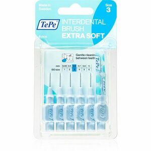 TePe Interdental Brush Extra Soft mezizubní kartáčky 0, 6 mm 6 ks obraz