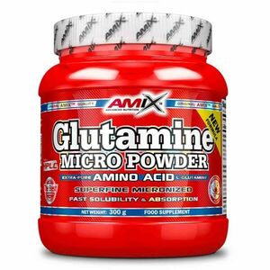 Amix L-Glutamine Micro Powder podpora tvorby svalové hmoty 300 g obraz