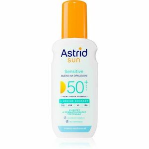 Astrid Sun Sensitive mléko na opalování ve spreji SPF 50+ s vysokou UV ochranou 150 ml obraz