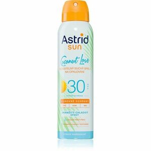 Astrid Sun Coconut Love neviditelný sprej na opalování SPF 30 s vysokou UV ochranou 150 ml obraz