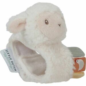 Little Dutch Little Farm Wrist Rattle Sheep chrastítko na ruku 1 ks obraz