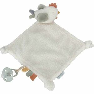 Little Dutch Little Farm Cuddle Cloth Chicken mazlicí dečka s klipem 1 ks obraz