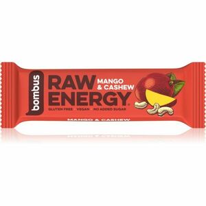 Bombus Raw Energy ovocná tyčinka příchuť Mango & Cashew 50 g obraz