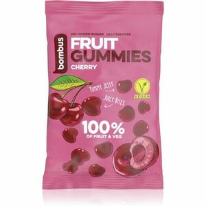 Bombus Fruit Gummies ovocné bonbóny příchuť Cherry 35 g obraz