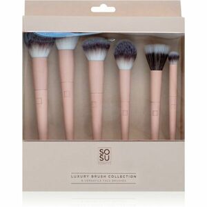 SOSU Cosmetics Luxury Brush Face Collection sada štětců na obličej 6 ks obraz