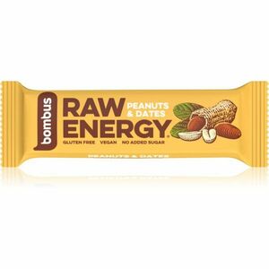 Bombus Raw Energy ovocná tyčinka příchuť Peanuts & Dates 50 g obraz