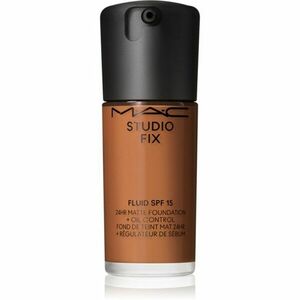 MAC Cosmetics Studio Fix Fluid SPF 15 24HR Matte Foundation + Oil Control matující make-up SPF 15 odstín NW43 30 ml obraz