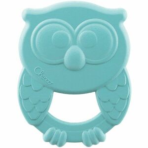 Chicco Eco+ Owly Teether kousátko Blue 3 m+ 1 ks obraz