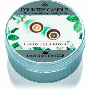 Country Candle Lemon Tea & Roses čajová svíčka 42 g obraz