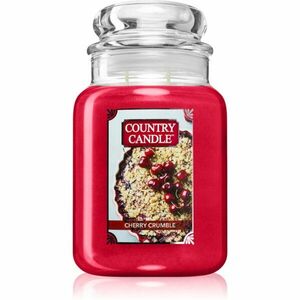 Country Candle Cherry Crumble vonná svíčka 737 g obraz