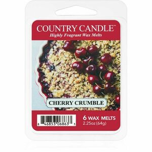 Country Candle Cherry Crumble vosk do aromalampy 64 g obraz