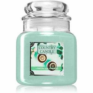 Country Candle Lemon Tea & Roses vonná svíčka 510 g obraz