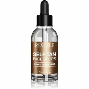 Revuele Paradise Bronze Self Tan Face Drops samoopalovací kapky na obličej odstín Light To Medium 30 ml obraz