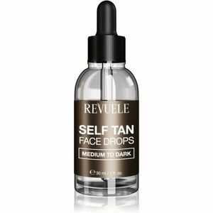 Revuele Paradise Bronze Self Tan Face Drops samoopalovací kapky na obličej odstín Medium To Dark 30 ml obraz