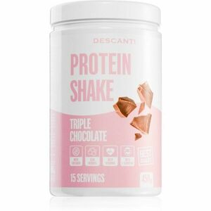 Descanti Protein Shake prášek na přípravu nápoje s proteinem příchuť Triple Chocolate 450 g obraz